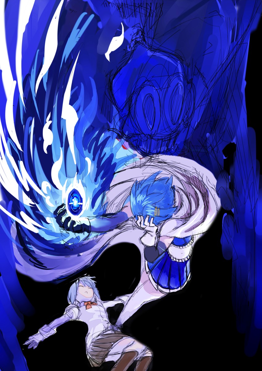 miki sayaka and oktavia von seckendorff (mahou shoujo madoka magica) drawn by niku-name