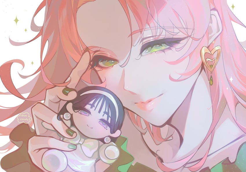 sua and mizi (alien stage) drawn by blue_cloudy