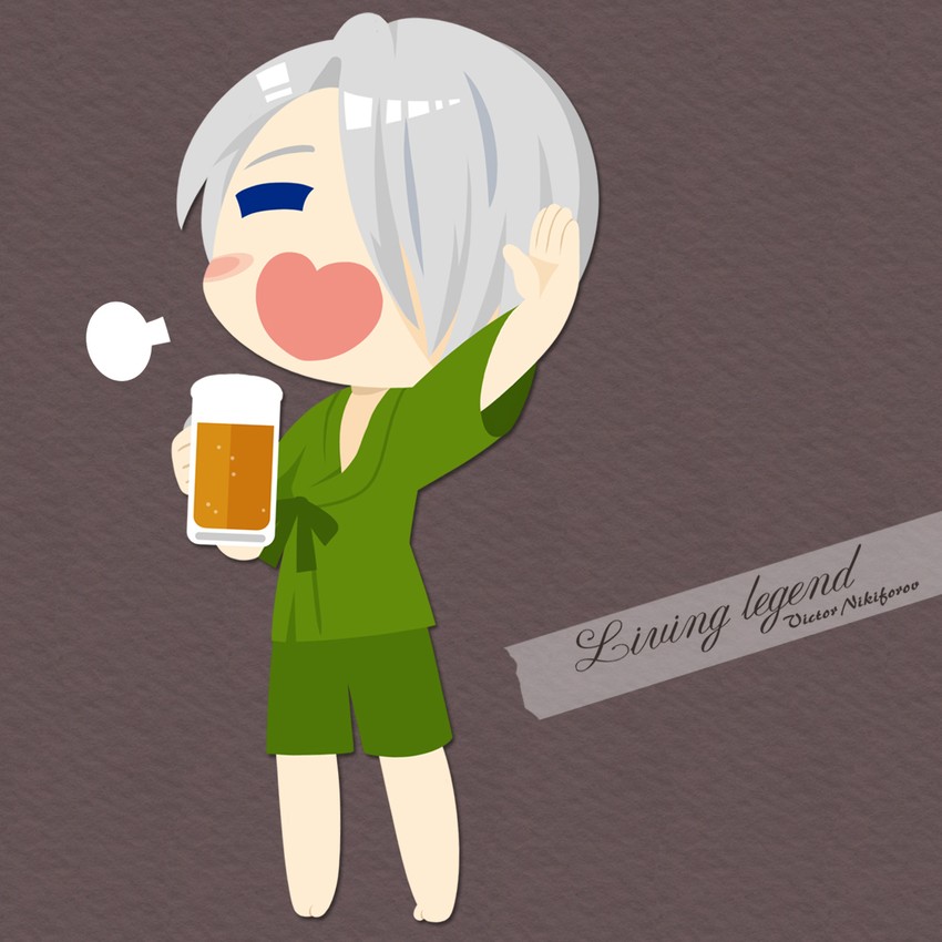 viktor nikiforov (yuri!!! on ice) drawn by kaorin_minogue