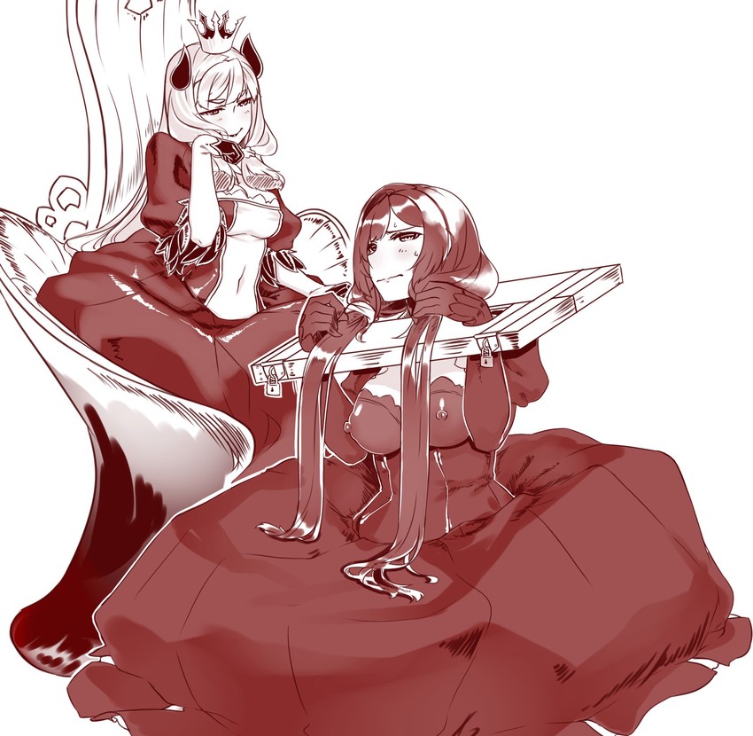 murakumo and female admiral (kantai collection) drawn by hiememiko