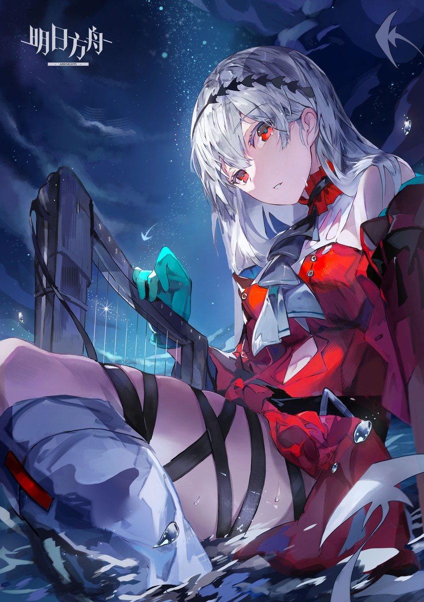 skadi and skadi the corrupting heart (arknights) drawn by allygator