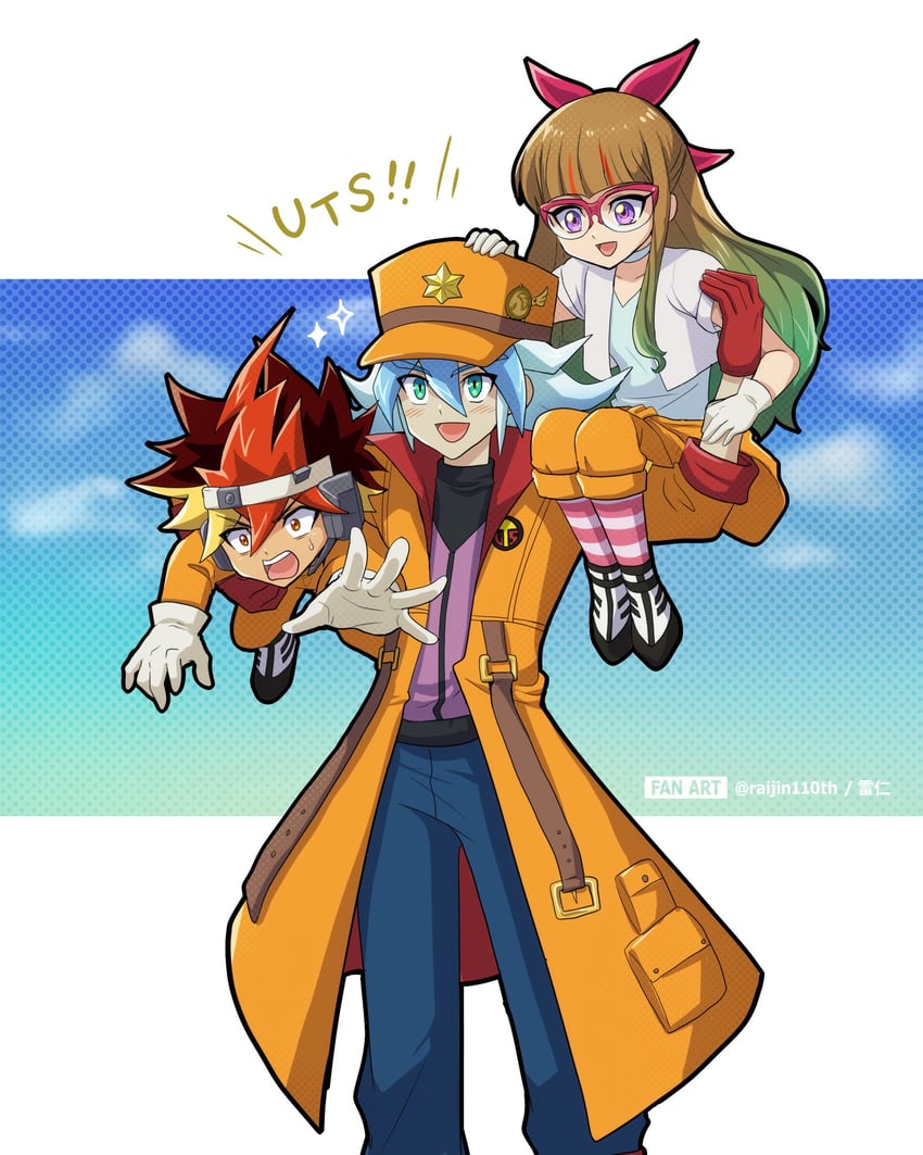 ohdo yuamu, yudias velgear, and ohdo yuhi (yu-gi-oh! and 1 more) drawn by raijin-bh