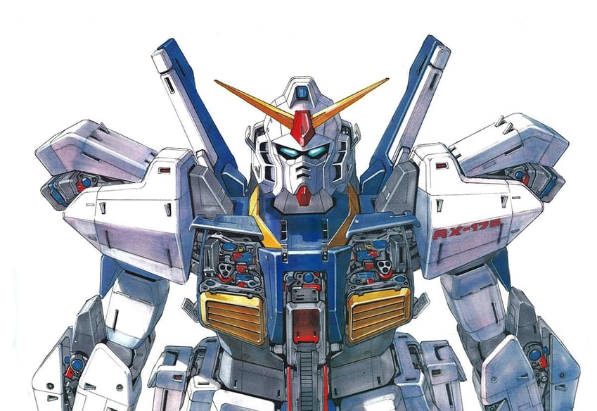 gundam mk ii (gundam and 1 more) drawn by itou_mamoru_(artist)