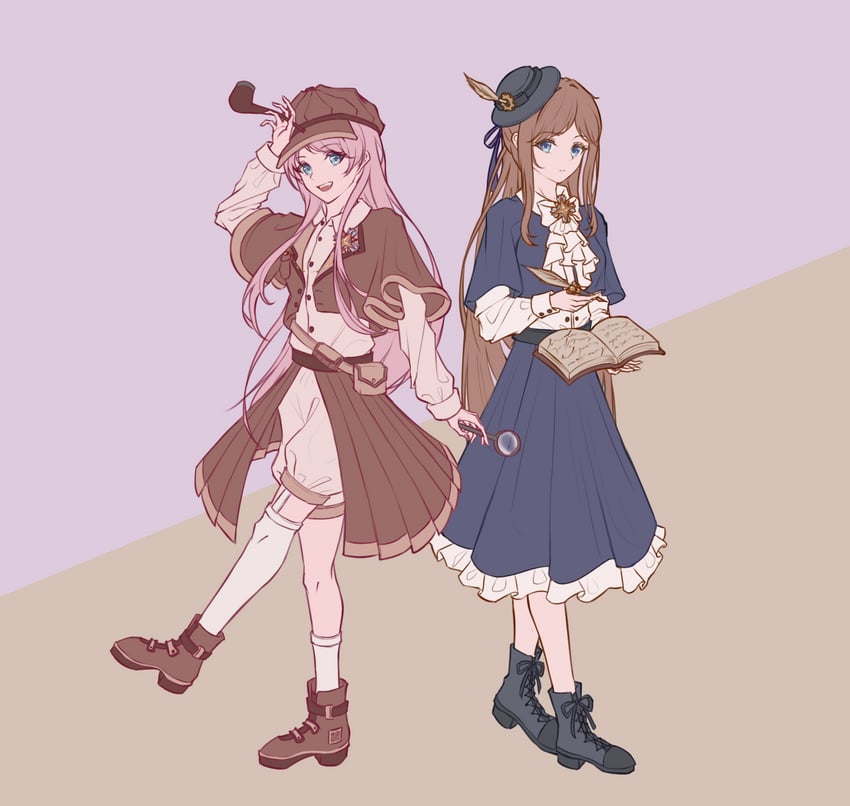 chihaya anon and nagasaki soyo (bang dream! and 1 more) drawn by azzurra_stellare