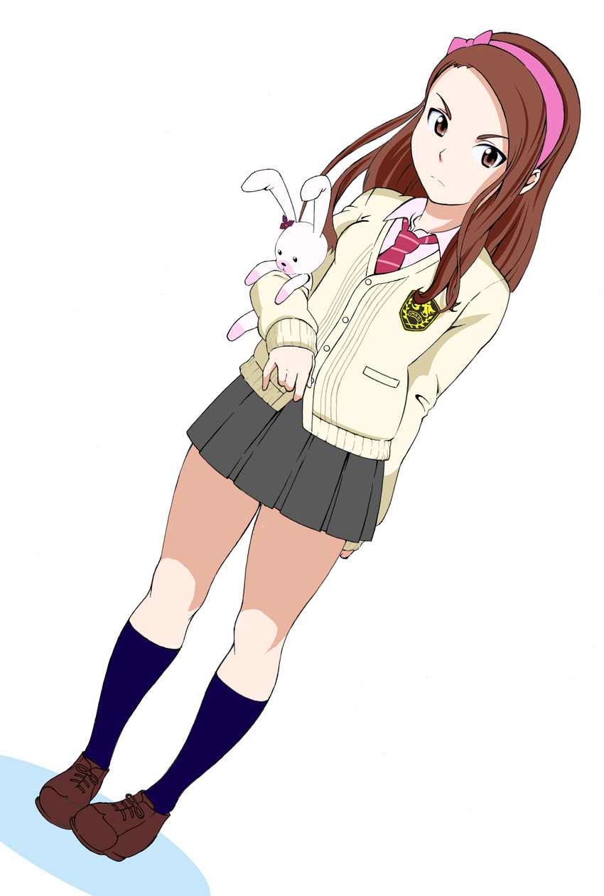 minase iori and usa-chan (idolmaster) drawn by hanpahanpa