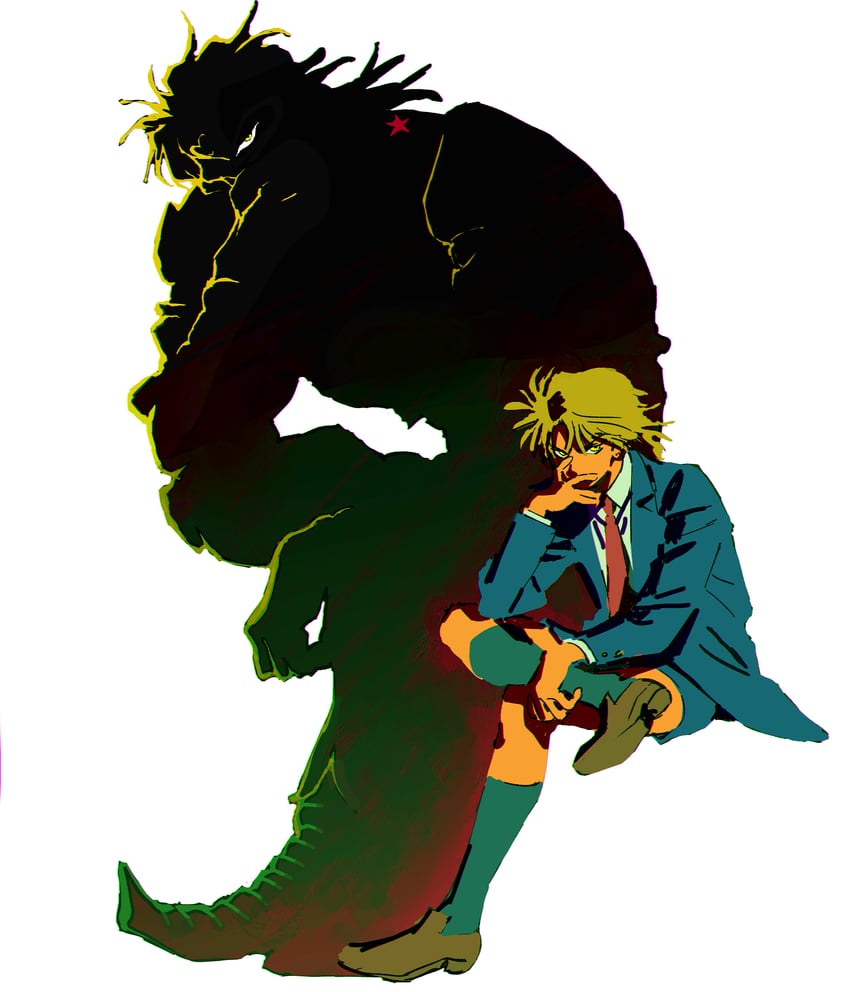 dio brando (jojo no kimyou na bouken and 2 more) drawn by dj_wakwak