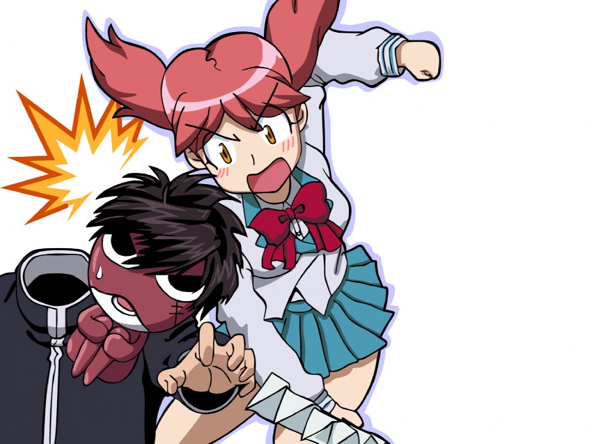chidori kaname, hinata natsumi, giroro, and sagara sousuke (keroro gunsou and 1 more)