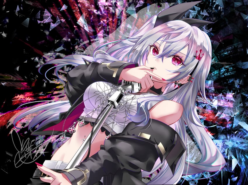 isaki riona (hololive and 1 more) drawn by tyouya