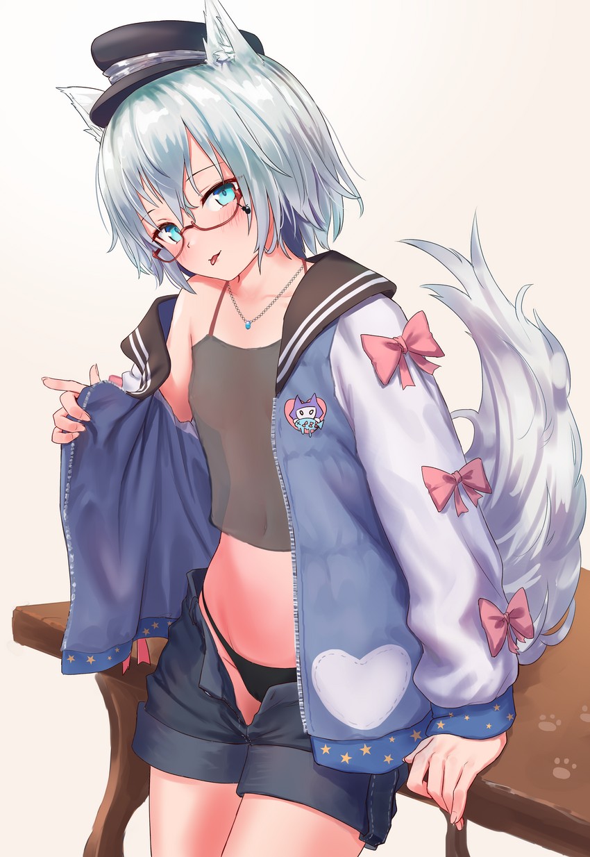 yuyake hino (vrchat) drawn by roke_(taikodon)