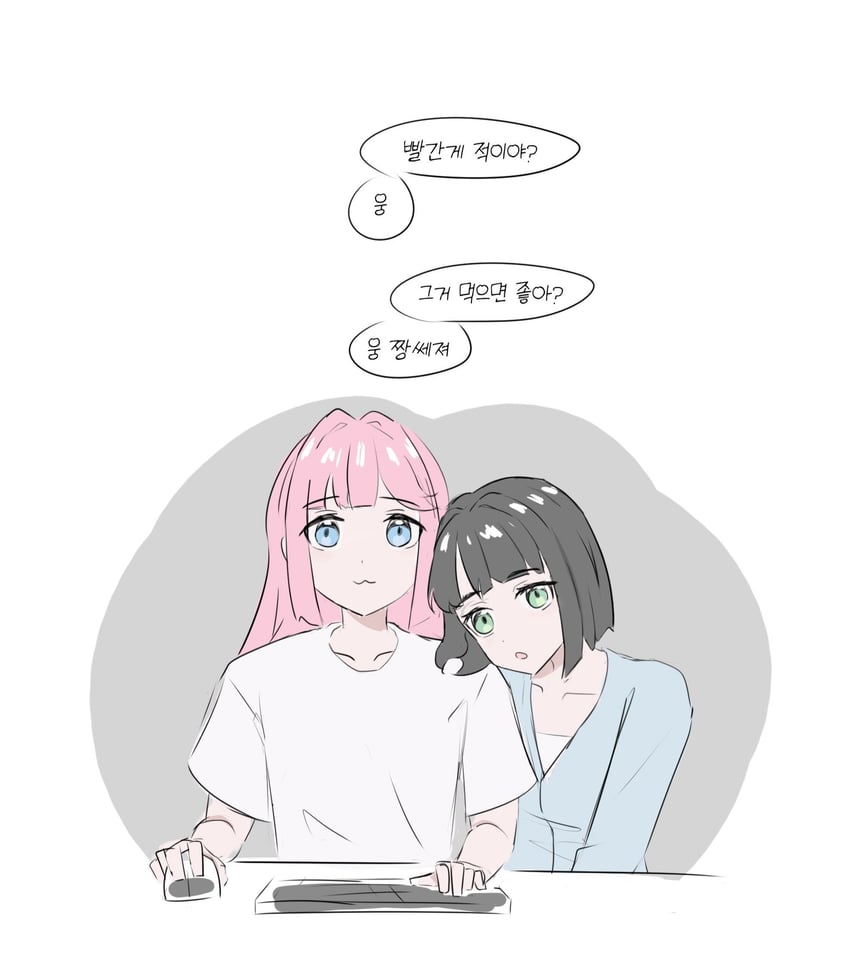 momose ginko and anyoji hime (love live! and 1 more) drawn by danchippu