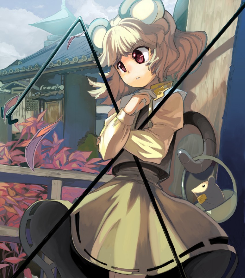 nazrin (touhou) drawn by syope