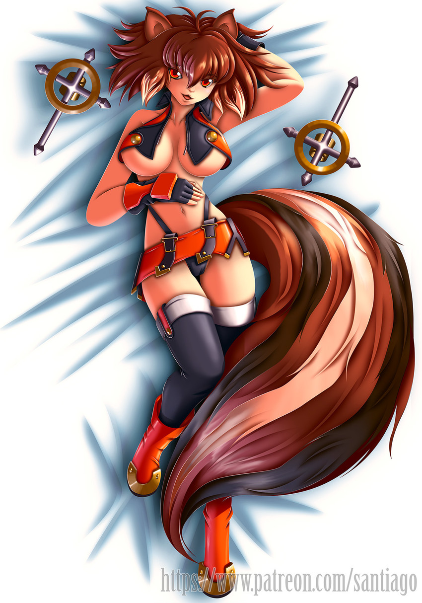 makoto nanaya (blazblue) drawn by melficexd