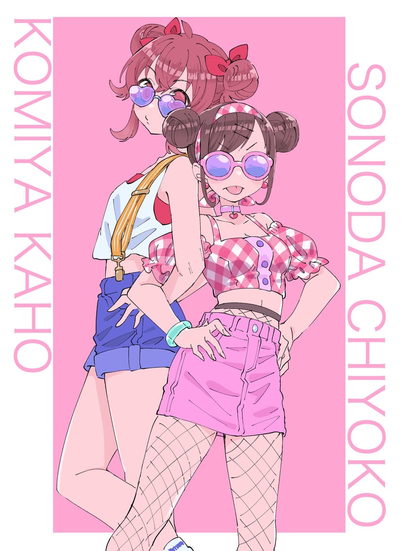 sonoda chiyoko and komiya kaho (idolmaster and 1 more) drawn by ayunyan_pere