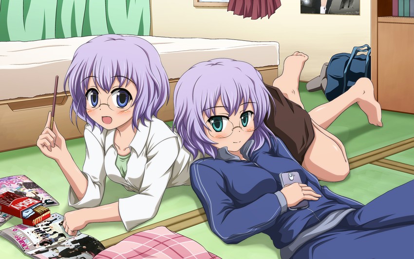 ikeda chitose and ikeda chizuru (yuruyuri) drawn by ishida_seito
