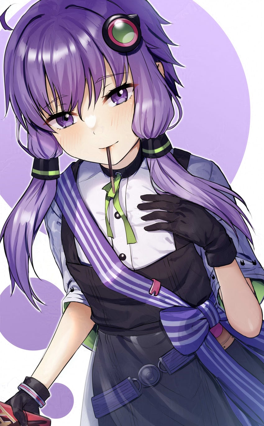 yuzuki yukari (voiceroid and 1 more) drawn by tenneko_yuuri