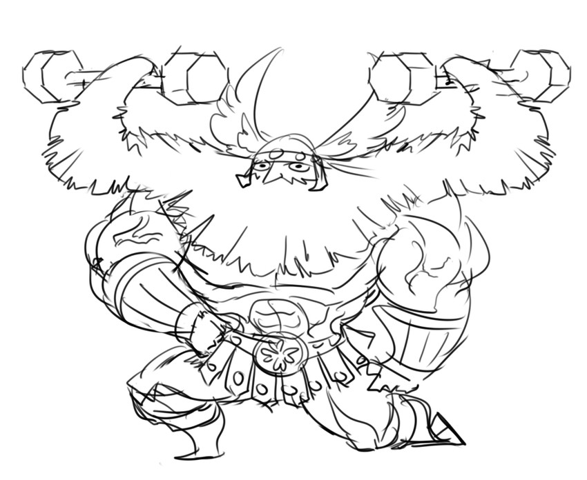 dwarf (dragon's crown) drawn by matsu-sensei