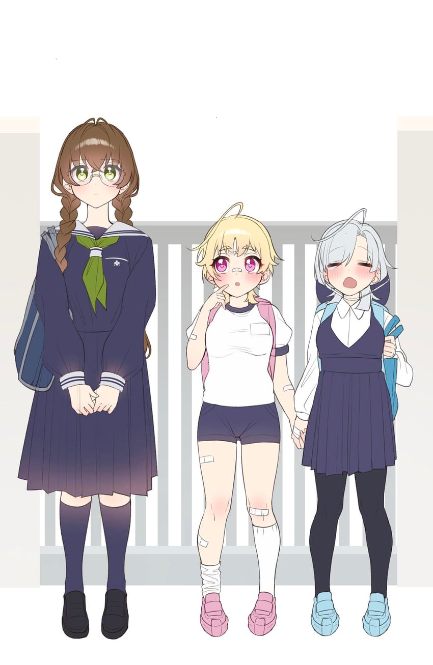 minase eve, minase alice, and minase satsuki (original) drawn by yayoi_maka