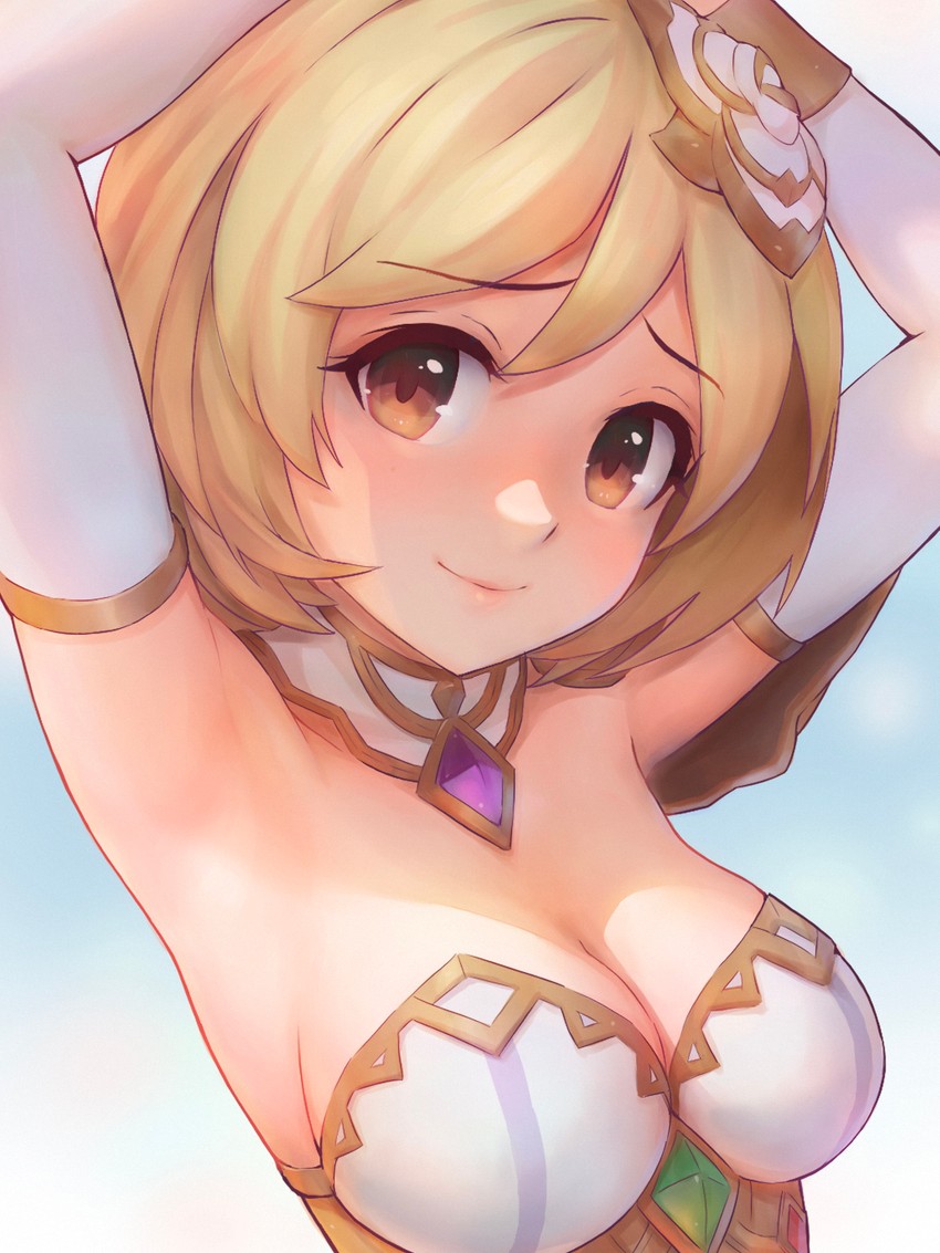 djeeta and glorybringer (granblue fantasy) drawn by coba_(coba_xp)