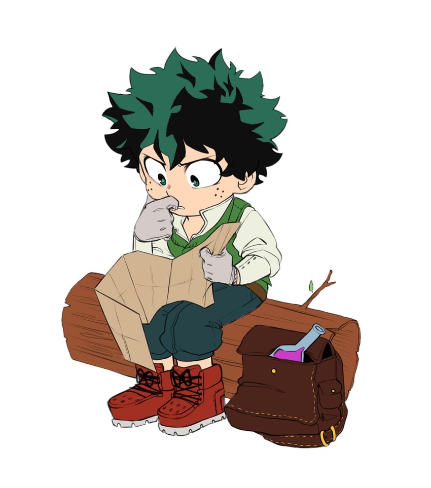 midoriya izuku (boku no hero academia) drawn by mica_(c_killjoy)