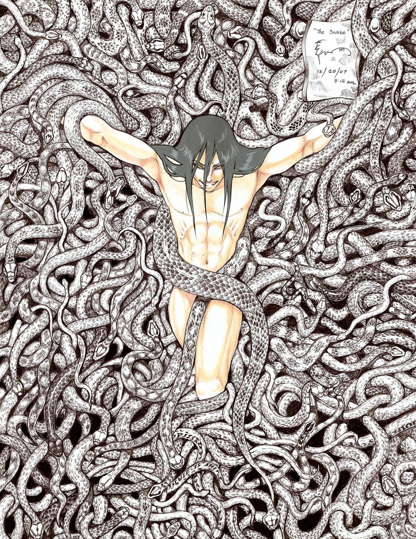 orochimaru (naruto) drawn by dominic_ian_cabatit