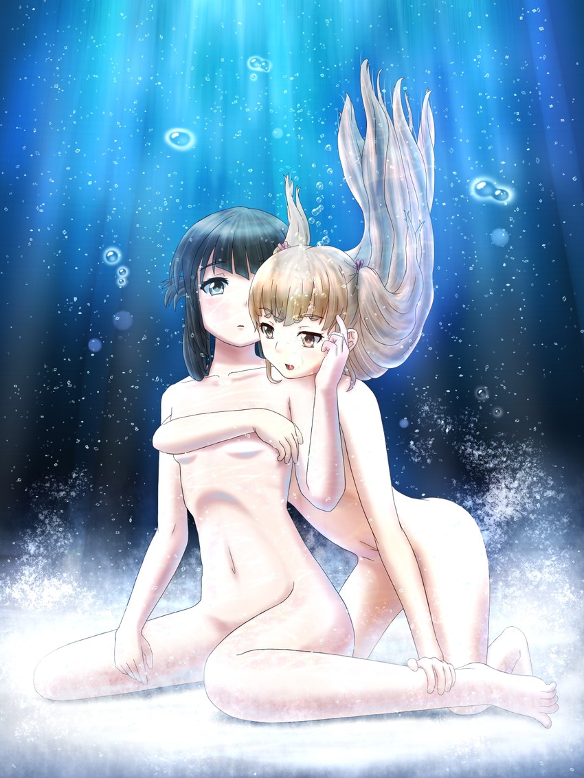 shiodome miuna and hisanuma sayu (nagi no asukara) drawn by shoguran
