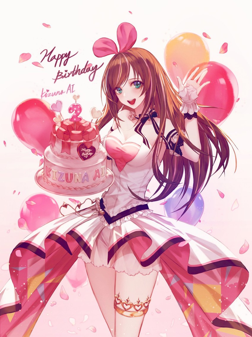 kizuna ai (kizuna ai inc.) drawn by cheule_(classic_t)