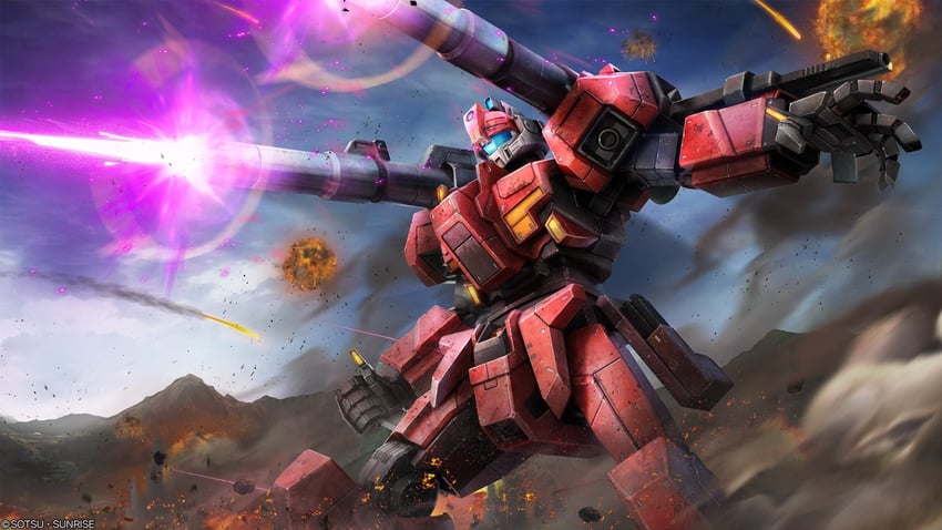 cannongan (gundam and 3 more) drawn by tenjin_hidetaka