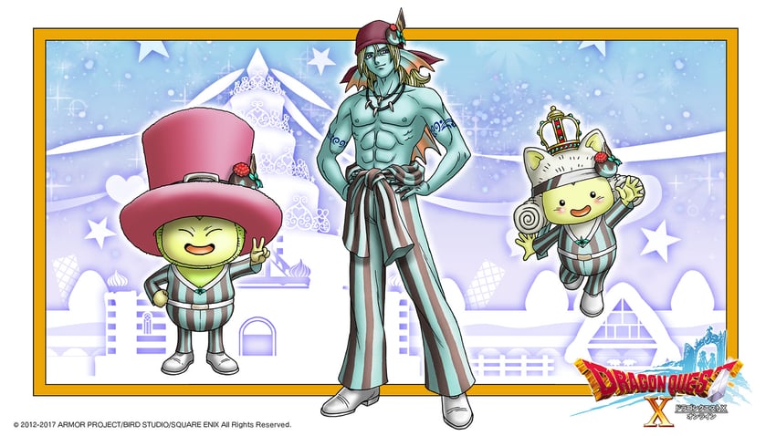 hyuuza, prince laguas, and naburetto (dragon quest and 1 more)