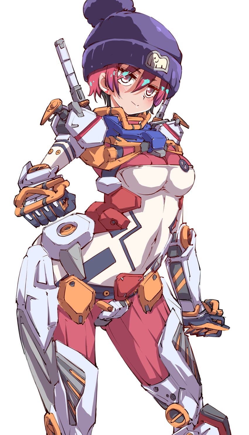 amate yuzuriha and white gundam (gundam and 1 more) drawn by yazawa_mana