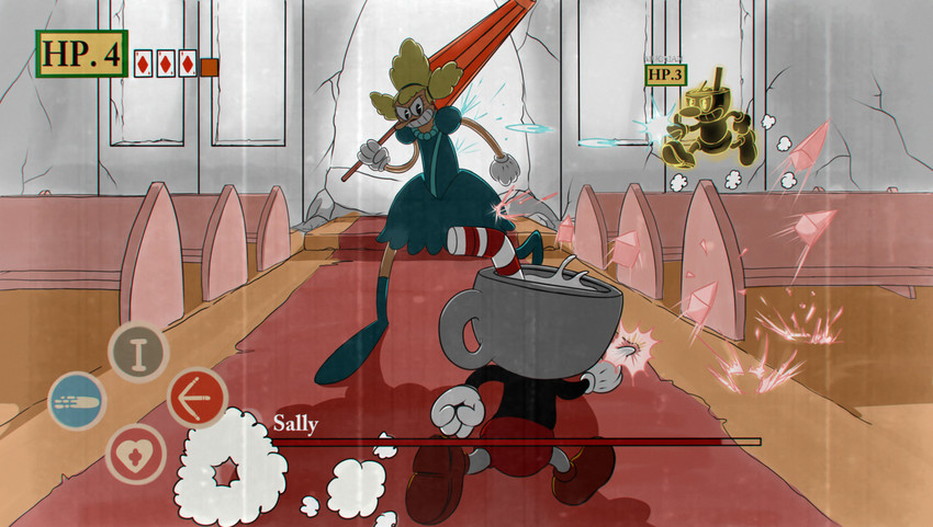 cuphead, mugman, and sally stageplay (dark souls and 2 more) drawn by viperxtr