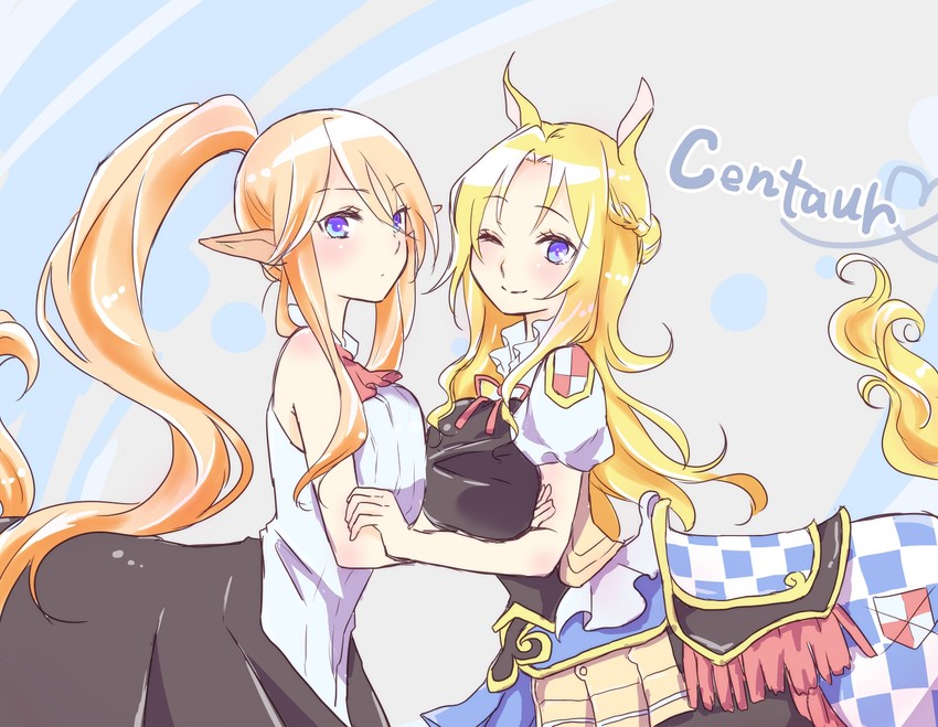 centorea shianus and tisalia scythia (monster musume no iru nichijou and 1 more) drawn by simyu