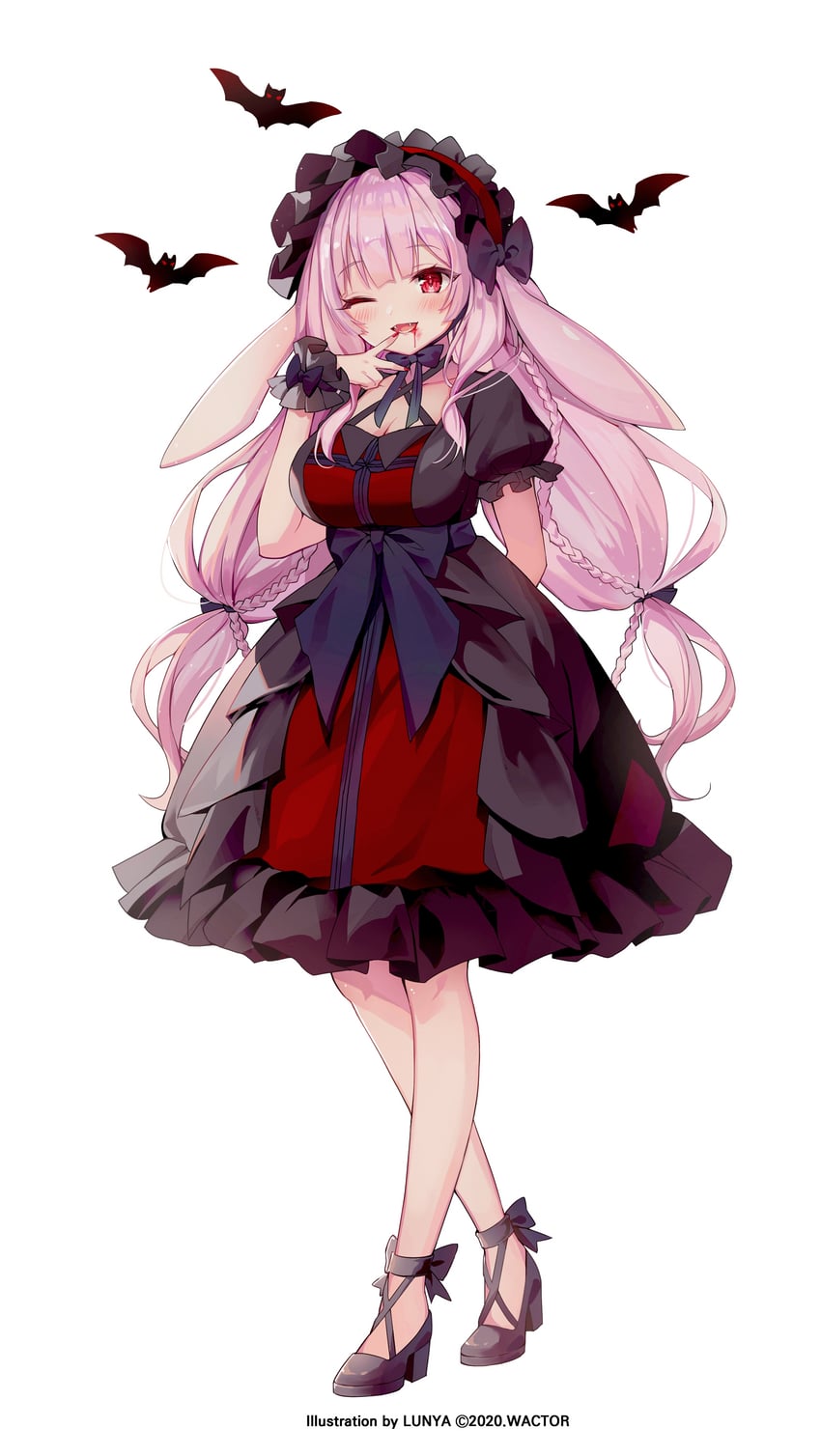 tsukito hana (wactor production) drawn by luna_nyann