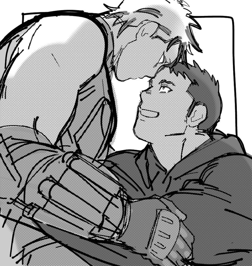 aikawa and risu (dorohedoro) drawn by sasaki_(ssk_p3)