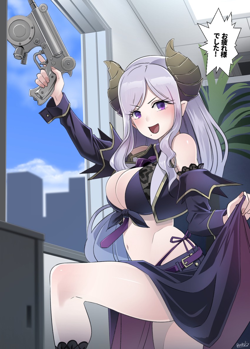 saionji mary (nanashi inc. and 1 more) drawn by butcha-u