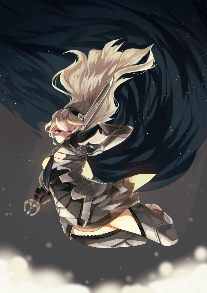 female corrin (fire emblem and 1 more) drawn by milkbean