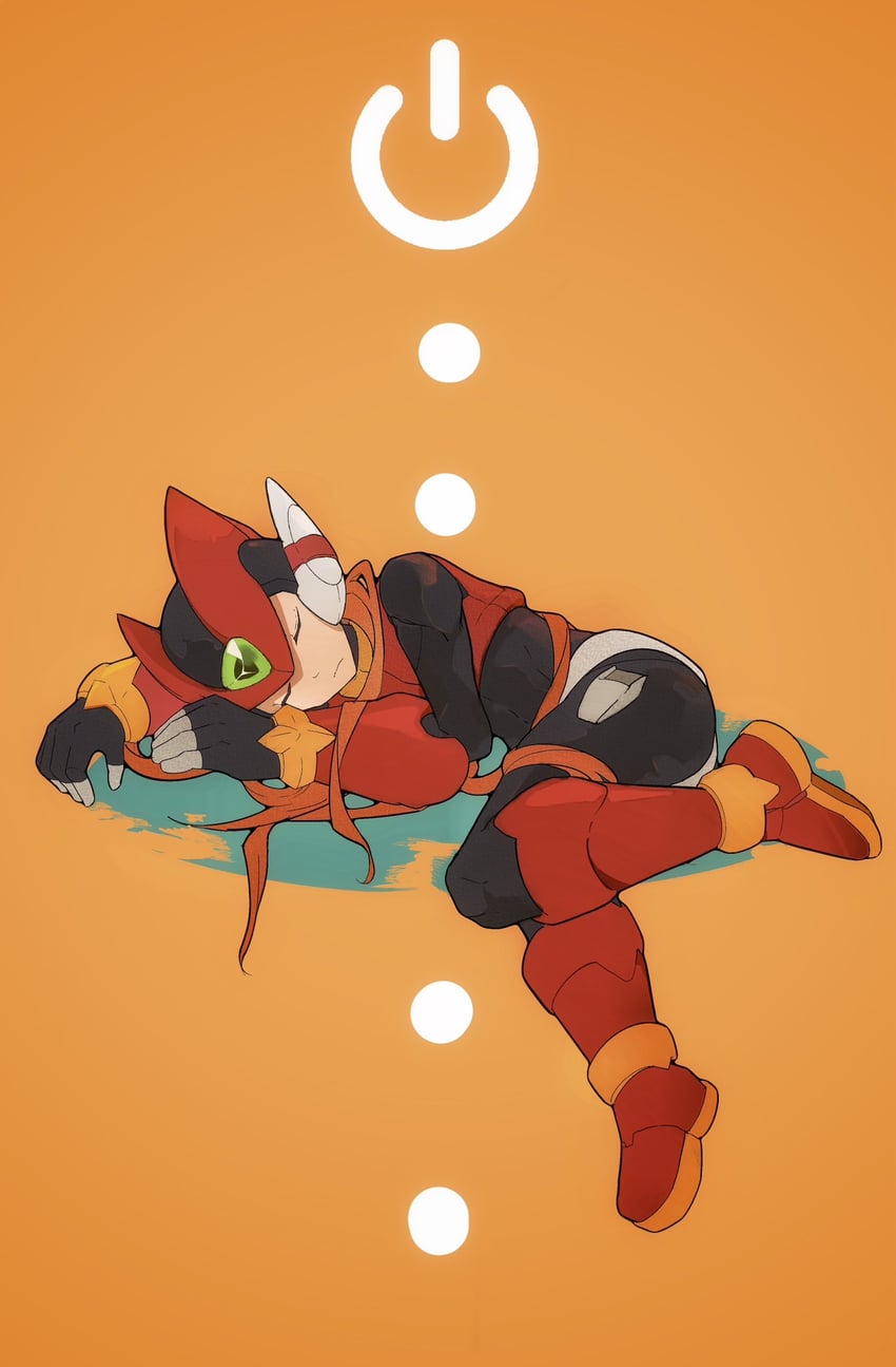 zero and zero(z) (mega man and 1 more) drawn by yinke