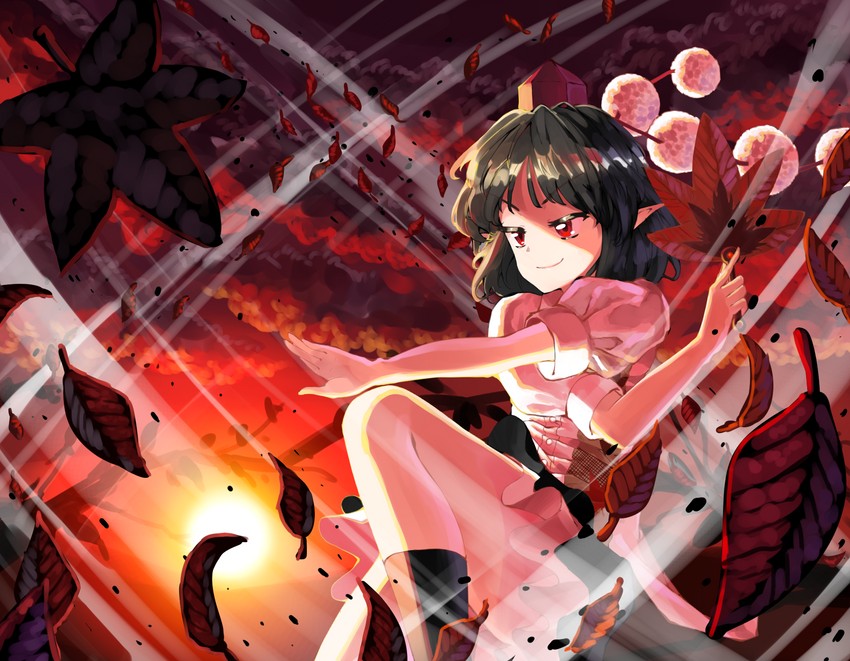 shameimaru aya (touhou and 1 more) drawn by sunnysideup