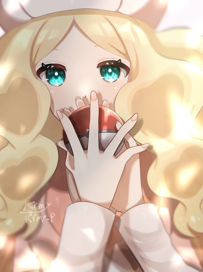caitlin (pokemon and 1 more) drawn by kurumiya_(krmy_p)
