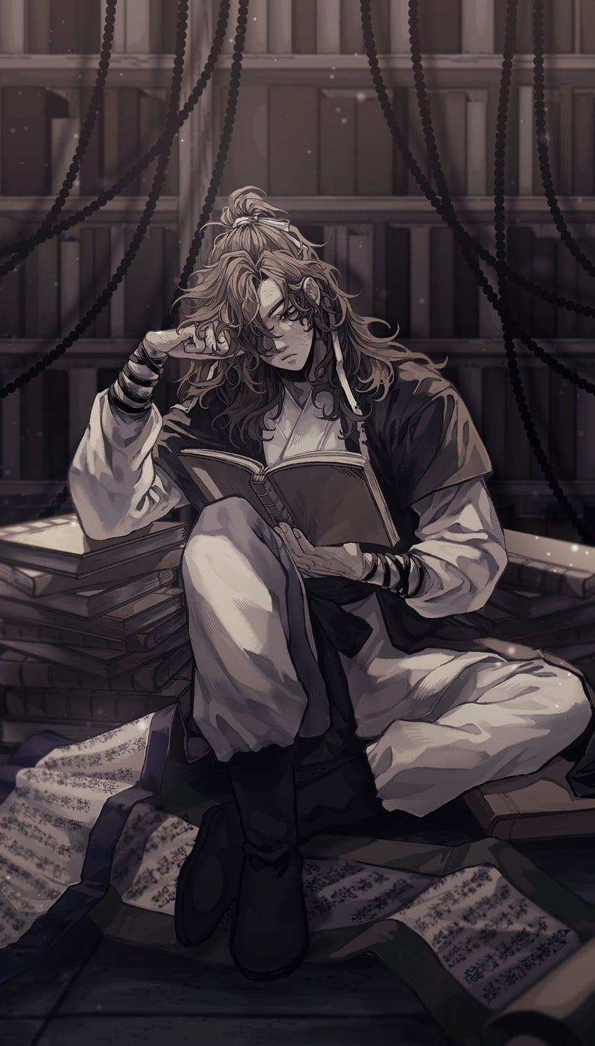 lee jaha (return of the mad demon) drawn by falling_shark