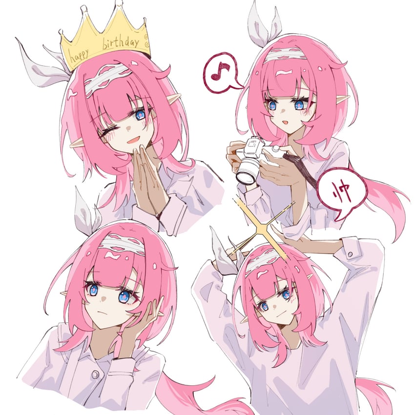 elysia (honkai and 1 more) drawn by rio_(user_kzxp8757)
