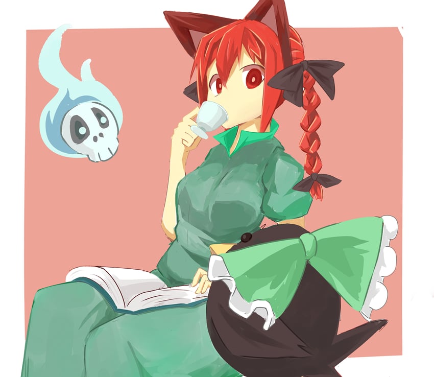 kaenbyou rin and reiuji utsuho (touhou) drawn by tokoname