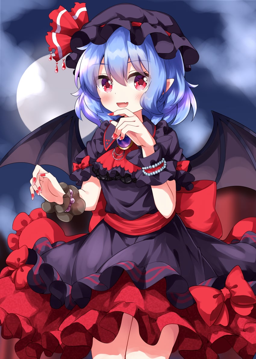 remilia scarlet (touhou and 1 more) drawn by ruu_(tksymkw)
