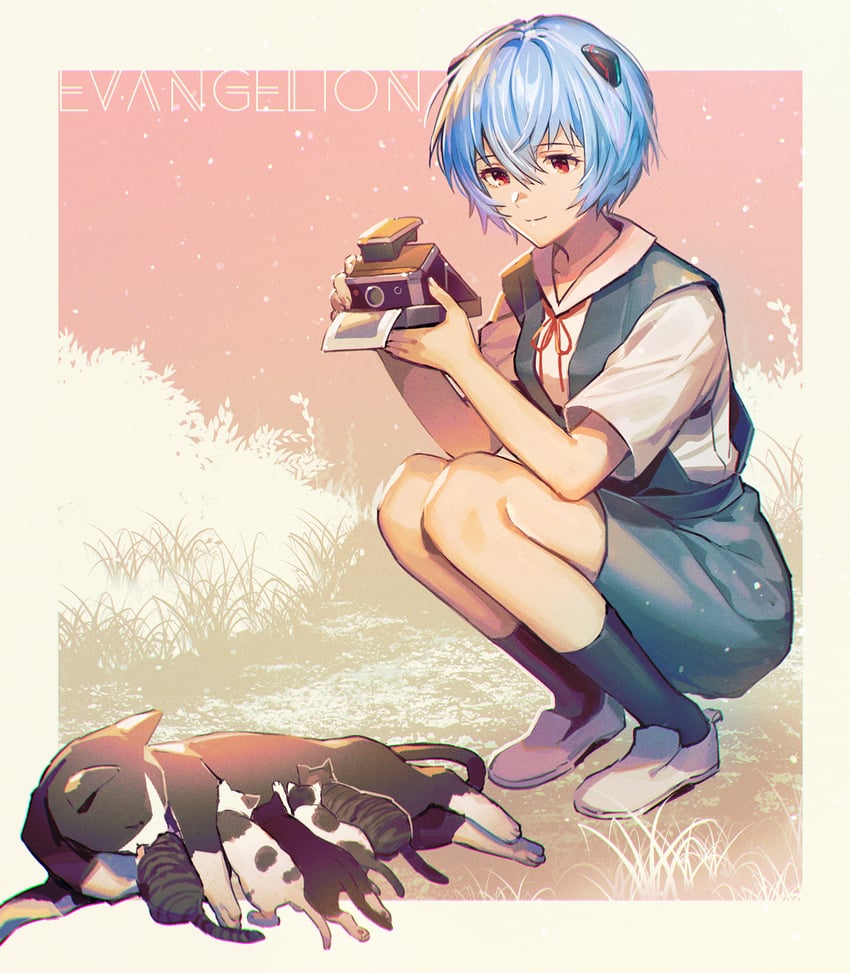 ayanami rei (neon genesis evangelion and 1 more) drawn by panco