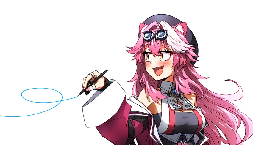 raora panthera (hololive and 1 more) drawn by ddolbang