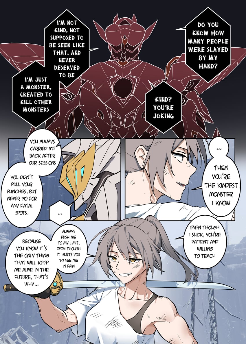trailblazer, stelle, and sam (honkai and 1 more) drawn by huybu51