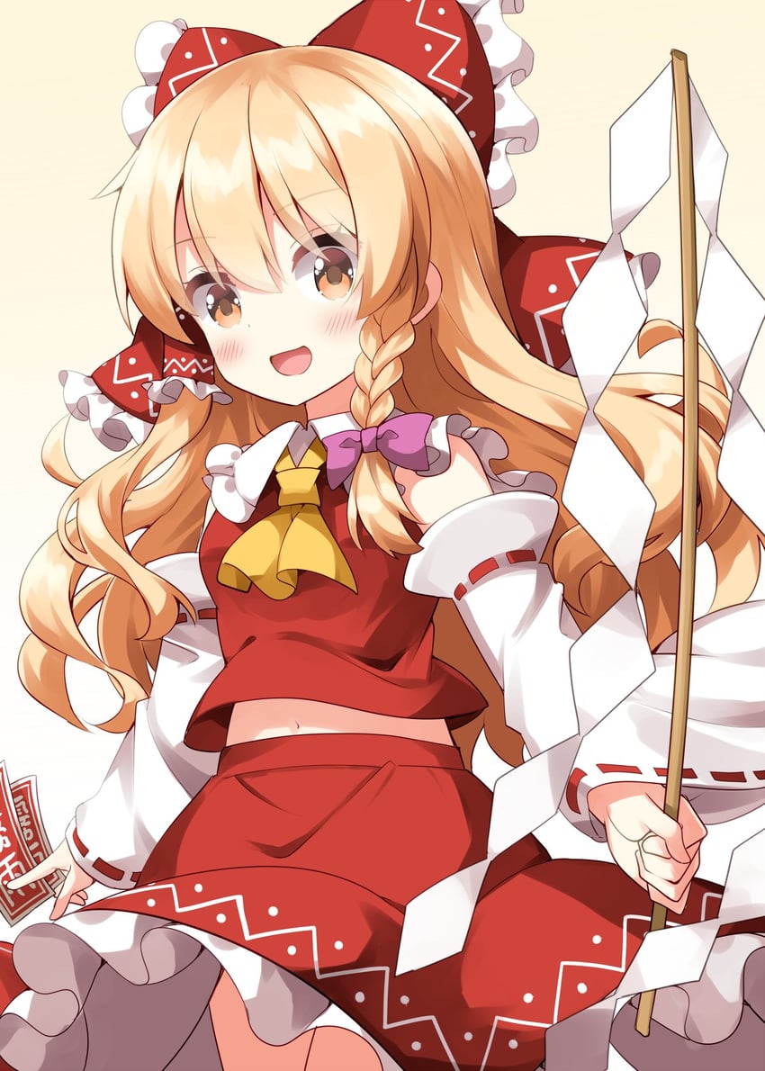hakurei reimu and kirisame marisa (touhou) drawn by ruu_(tksymkw)