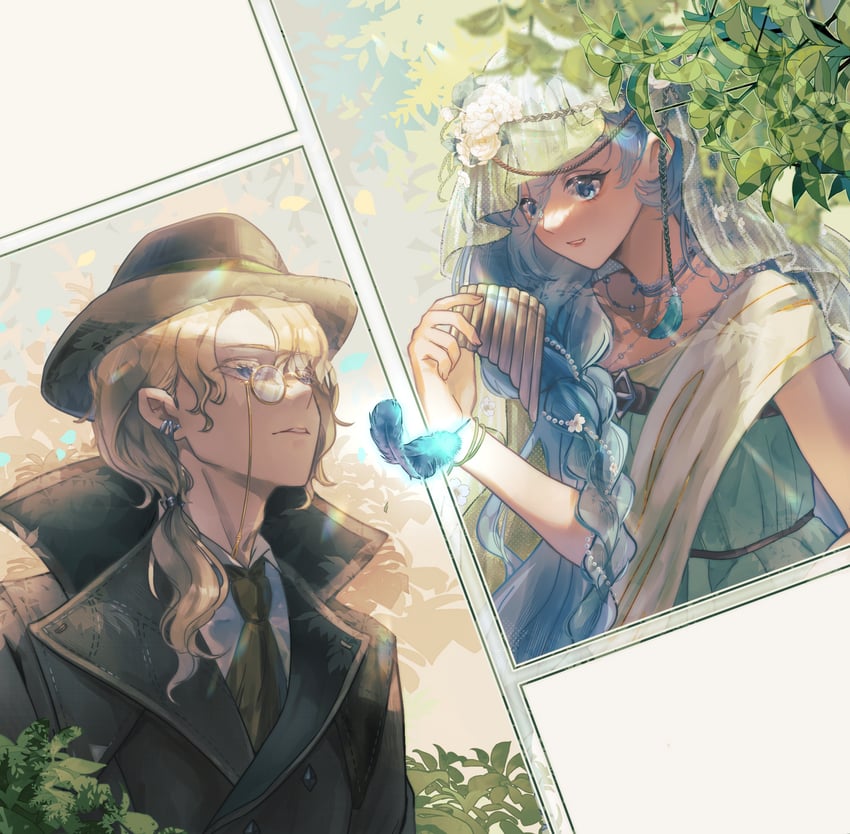 6 and 37 (reverse:1999) drawn by yi_zui_hua_yue