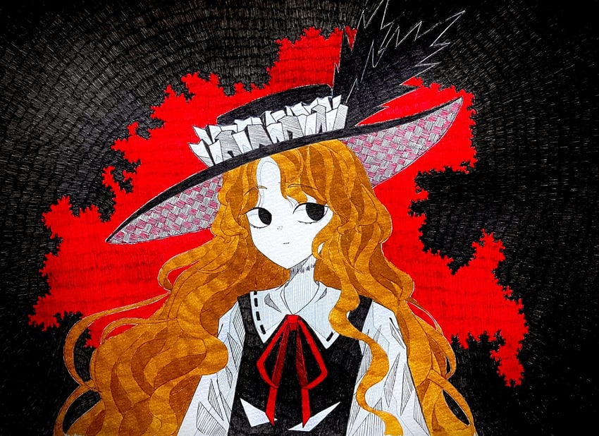 jacket girl (touhou and 1 more) drawn by agaribito_snail