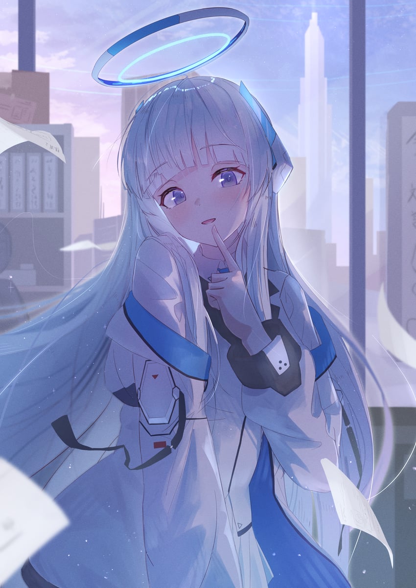 noa (blue archive) drawn by moca_suzuka