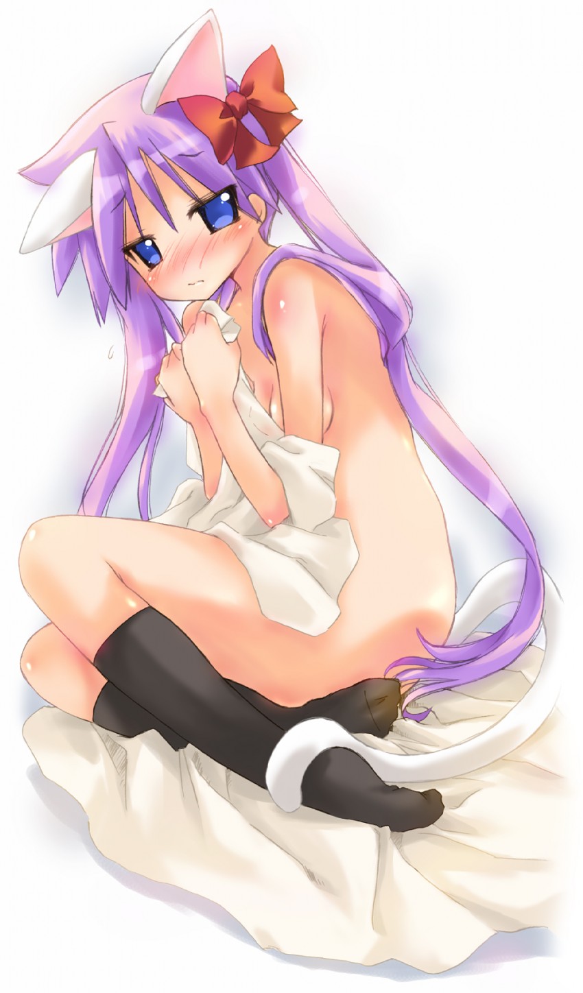 hiiragi kagami (lucky star) drawn by nyanmilla